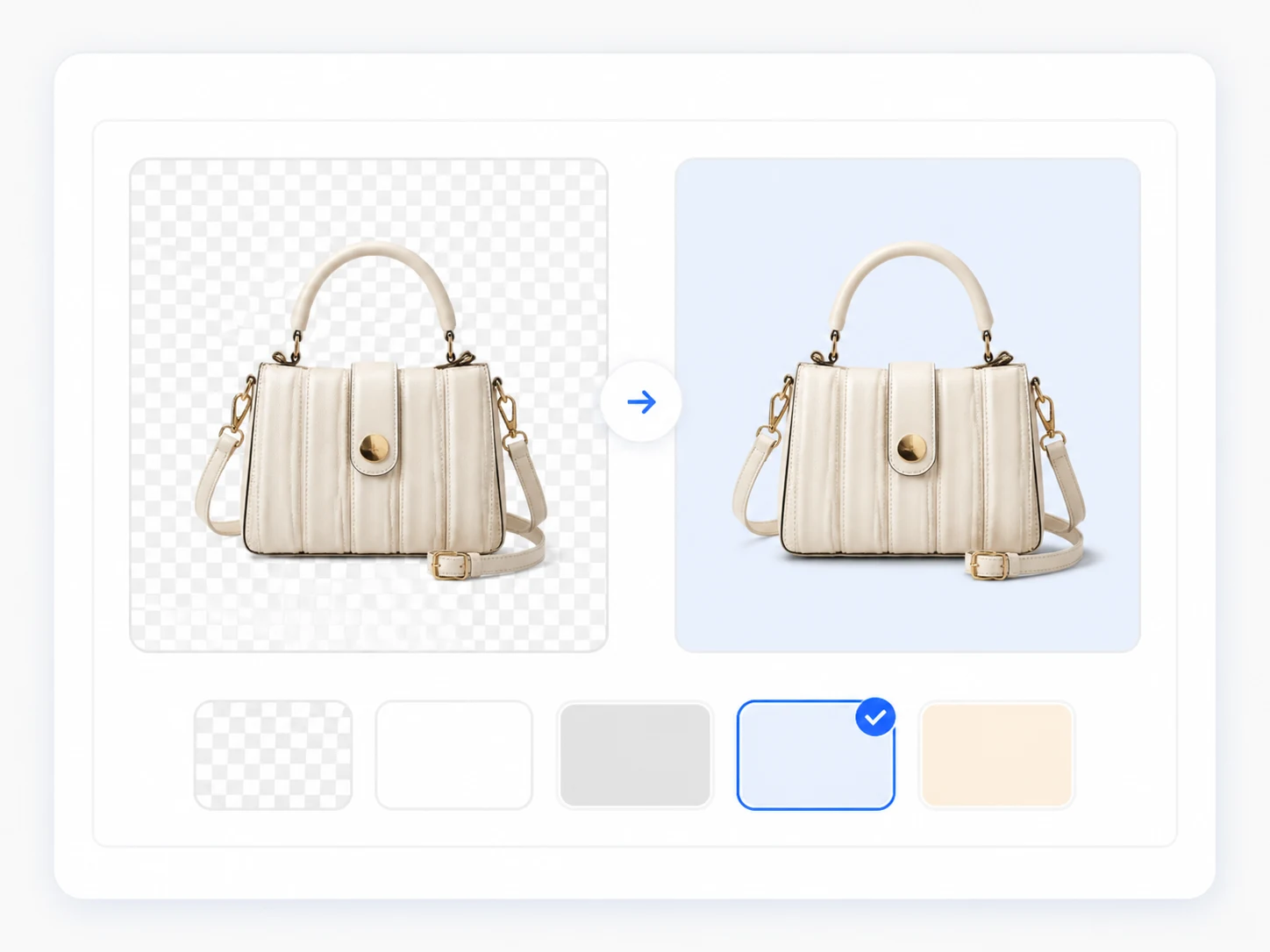Choisissez le white fond style